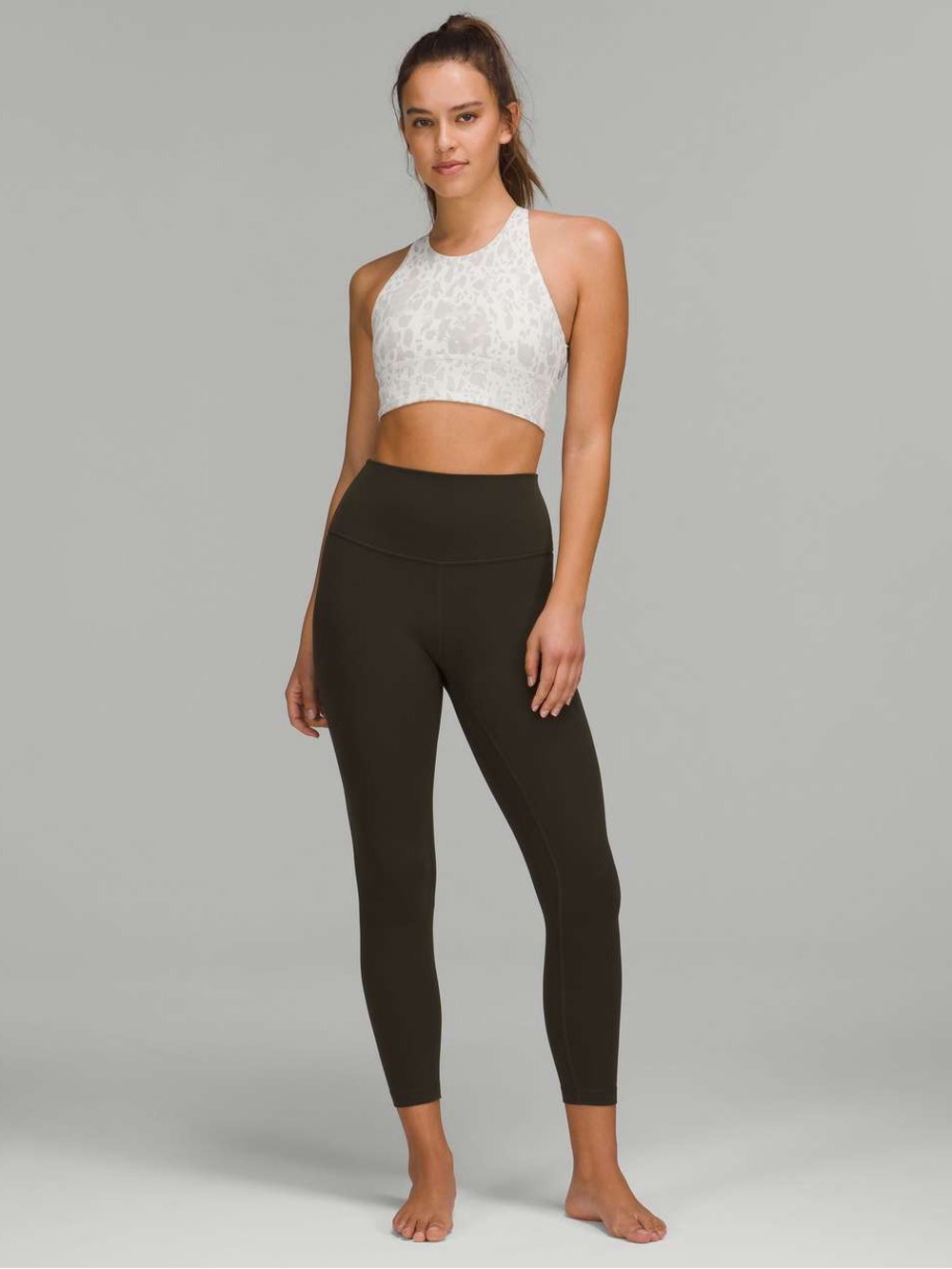 NWT Lululemon Free to Be High Neck Long-Line Bra *Wild